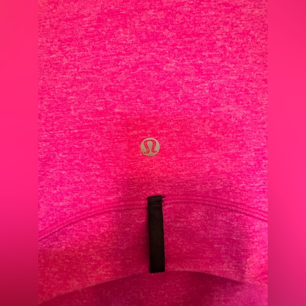 Lululemon Define Jacket Full Zip Heathered Bright Pink Size 10 EUC - Picture 5 of 9
